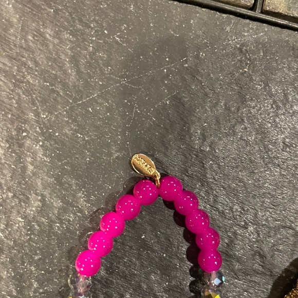 Express beaded pink bracelet NY N CO BRACELET lot of 2! - Picture 6 of 6